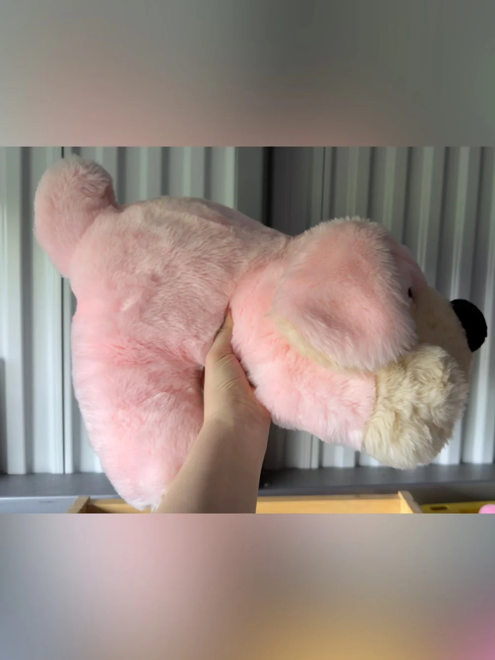 FAO Schwarz Penelope Pink Dog Plush 9” Puppy Pup Stuffed Animal Toy *No Tags